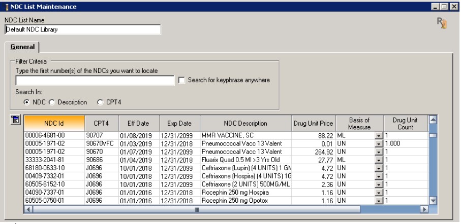 Best Practices to Managing National Drug Codes in NextGen