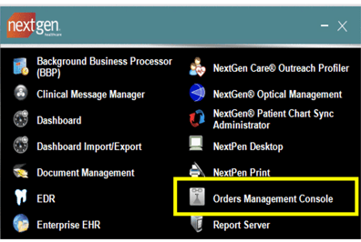 Orders Management Console-1